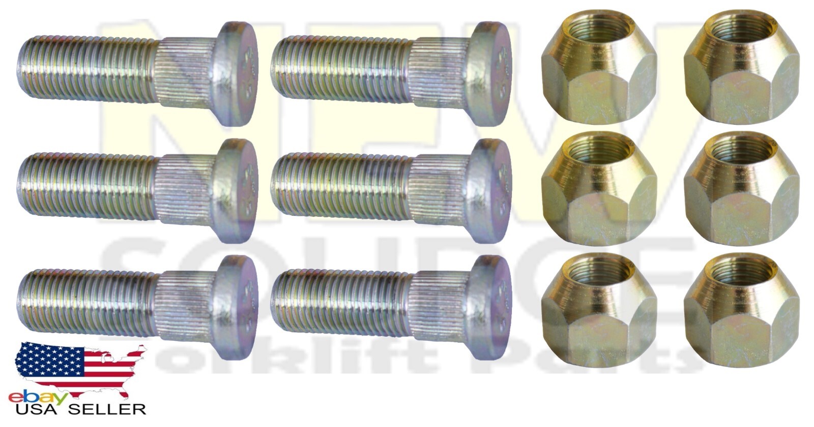 91243-10800 91243-00800 STEER WHEEL STUD X6 + 6 PCS 64343-19900 NUT MITSUBISHI