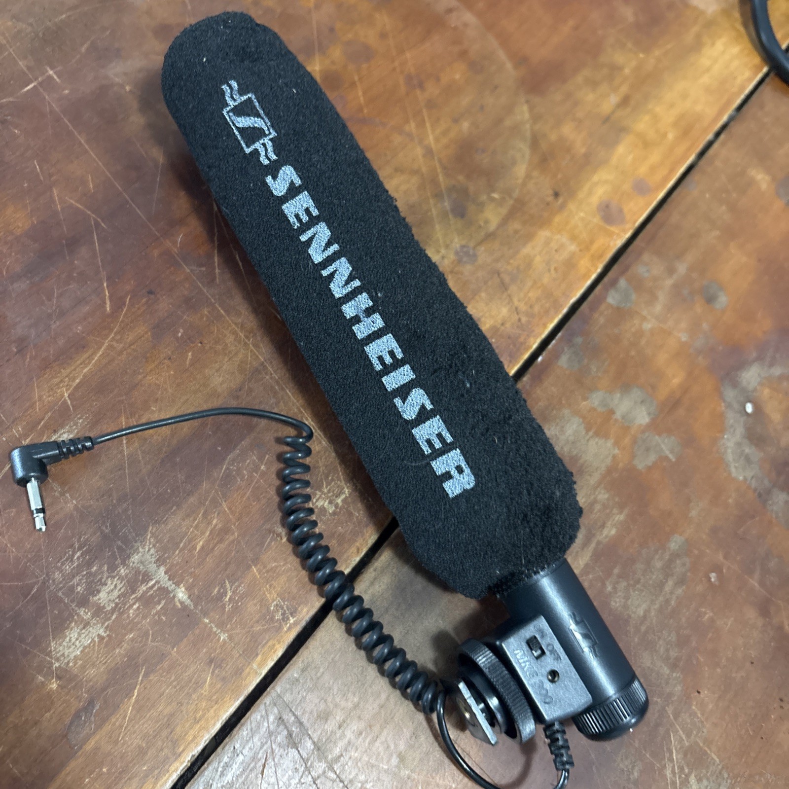 Sennheiser MKE 300 foam is a little rough but works well