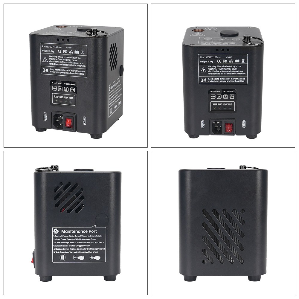 Mini Cold Spark Machine Firework Machine DJ Wedding Stage Effect Remote 1-3M