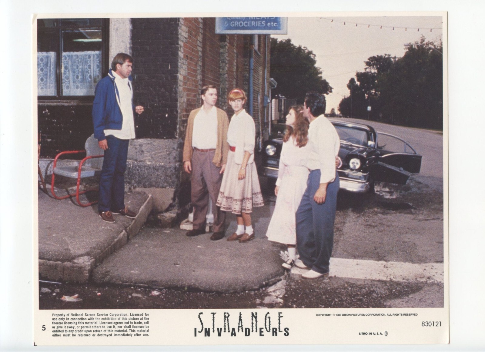 Strange Invaders 1983 Original Movie Lobby Card 8 x10 Sci-Fi Retro Nostalgia