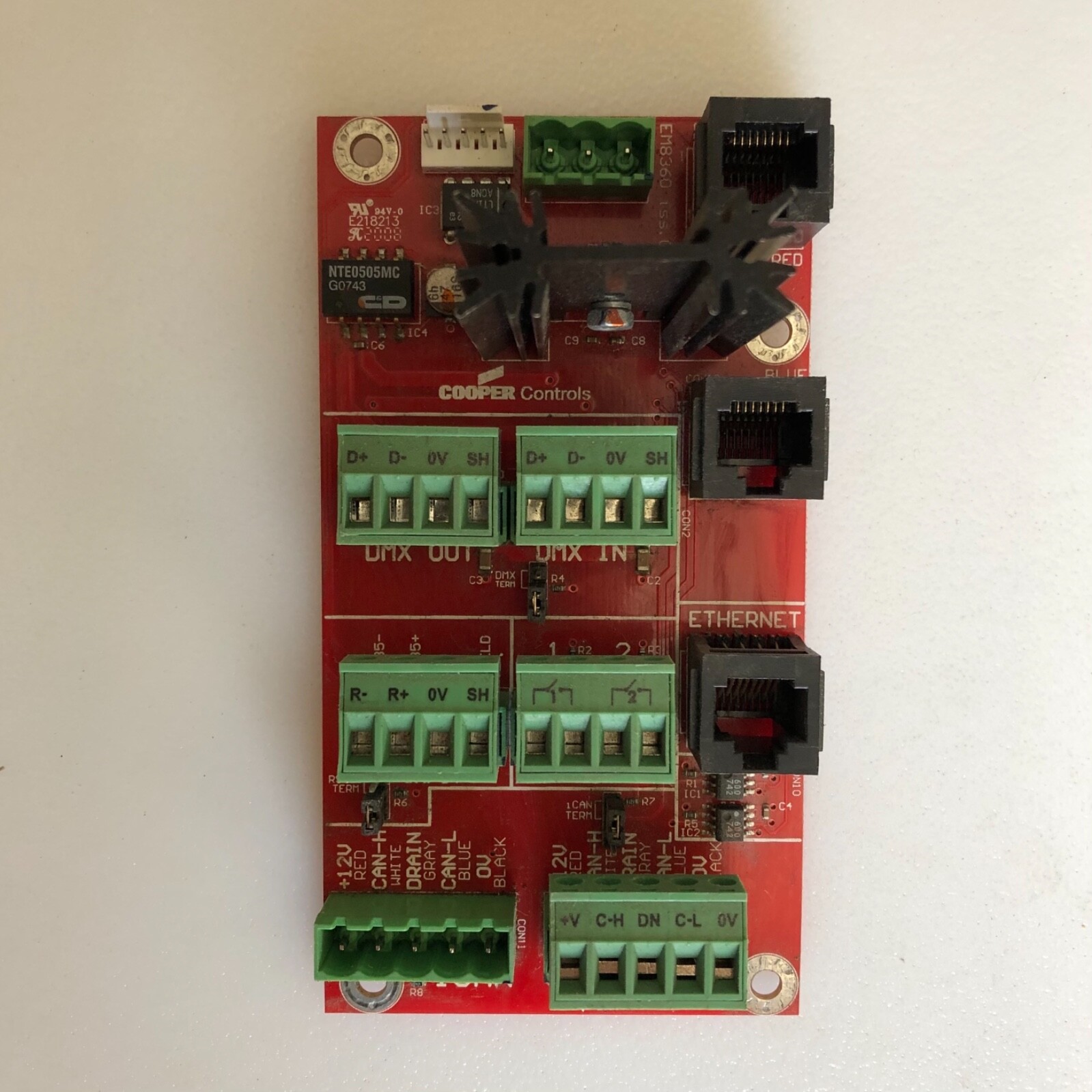 iLumin Cooper Controls EM8360 Board for Universal Source Controller, SC-UN