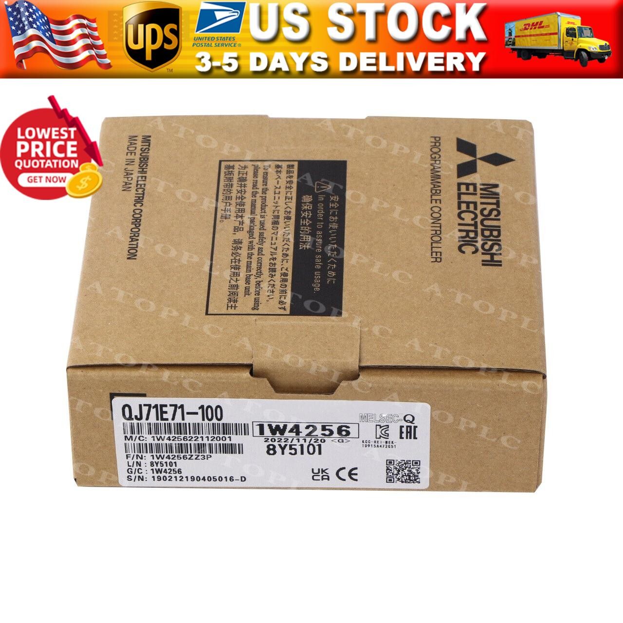 QJ71E71-100 New Sealed Mitsubishi Ethernet Module I/F UNIT QJ71E71-100