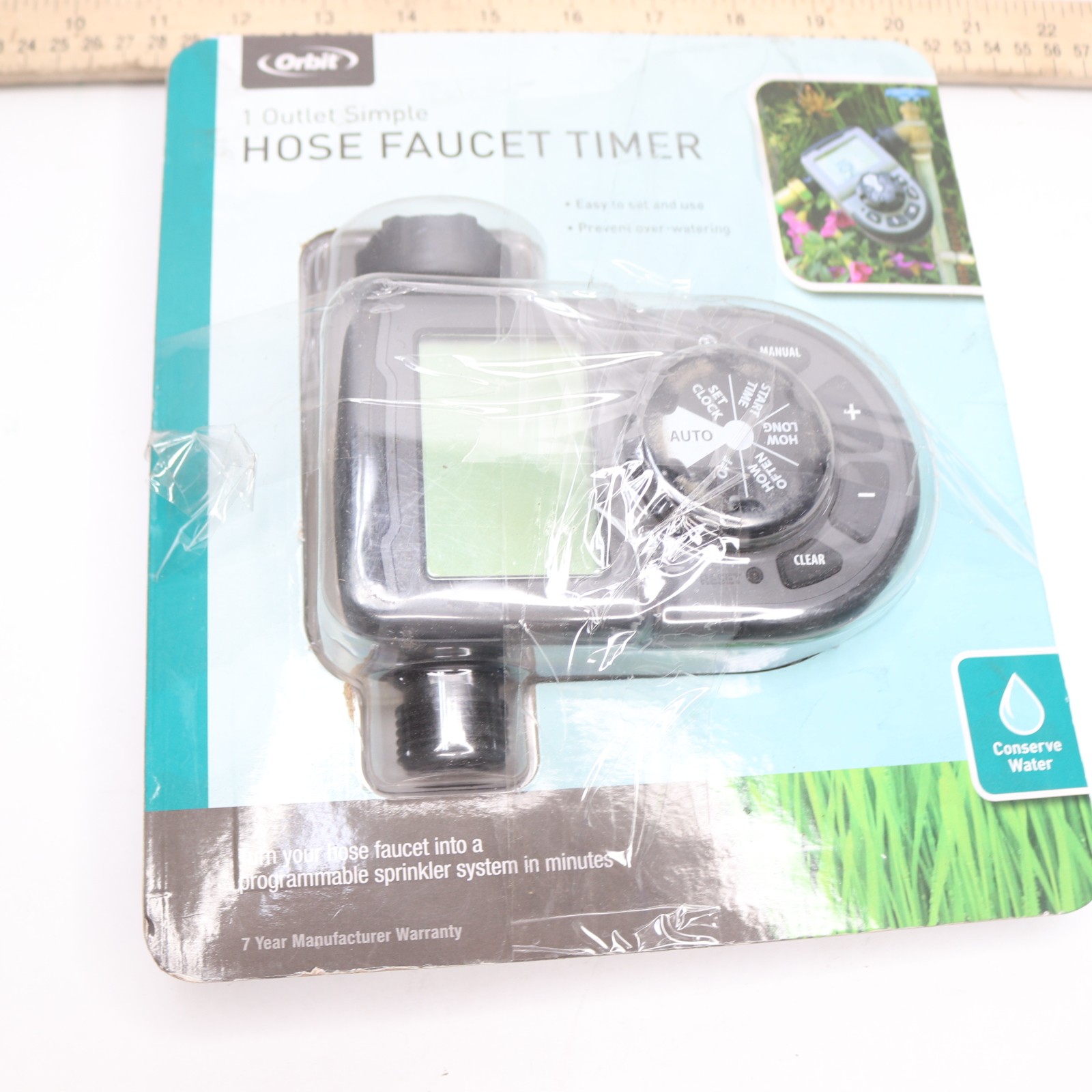 Orbit 1-Outlet Programmable Hose Watering Timer Sprinkler Timer