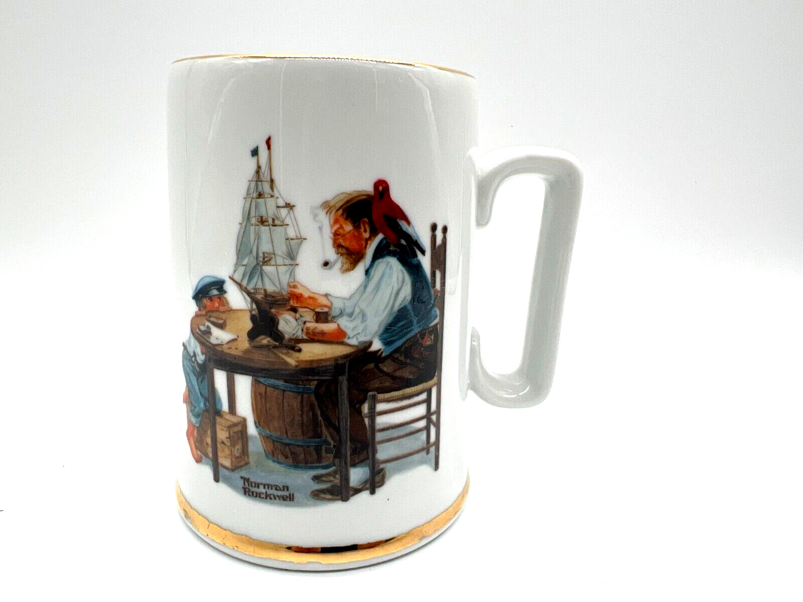 Vintage "For A Good Boy" Norman Rockwell coffee Mug