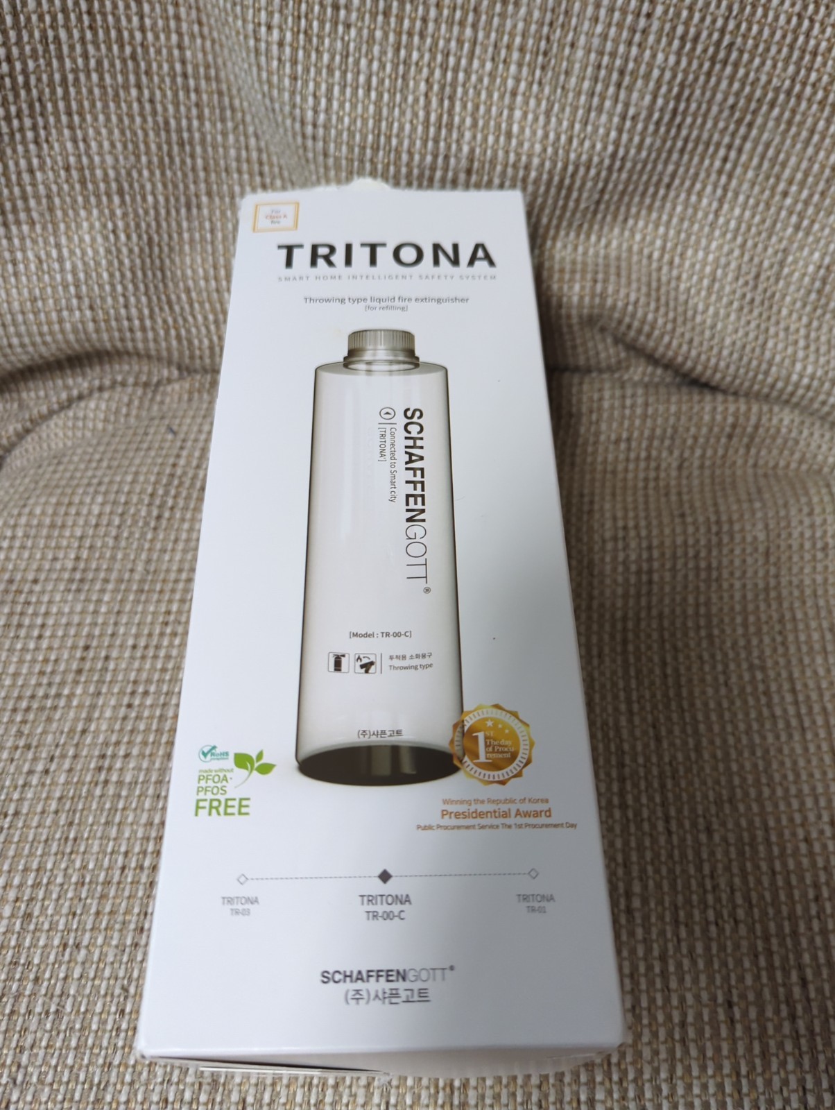 TRITONA Schaffengott Throw-Type Liquid Fire Extinguisher, Refill Solution