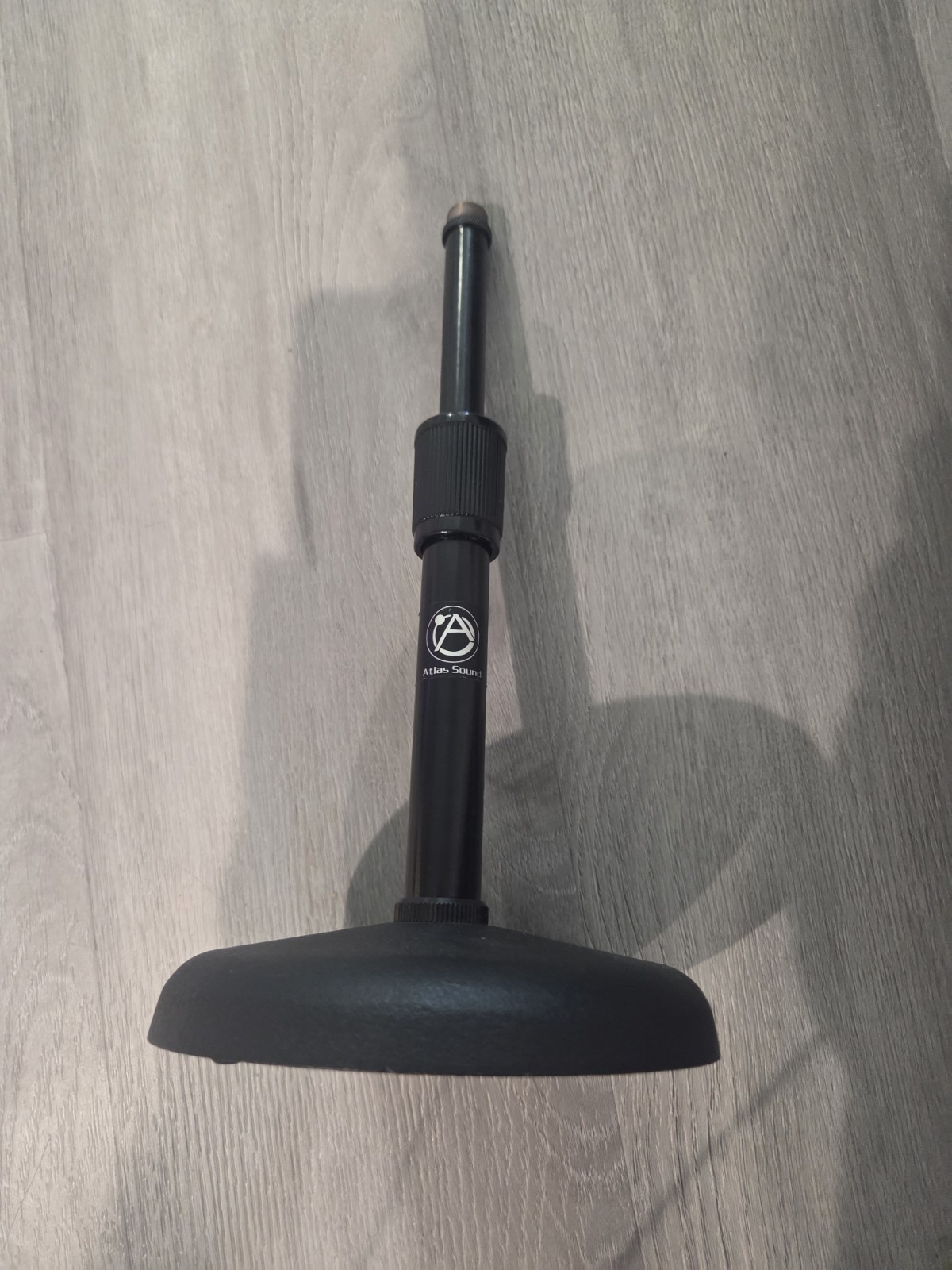 Atlas Sound Tabletop Microphone Stand Round Base Height-Adjustable DS7E