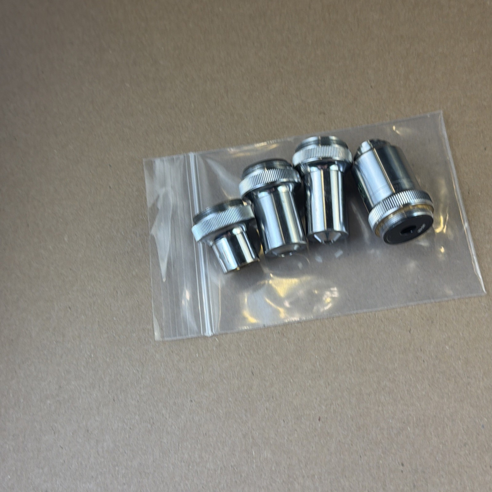 Edscorp Microscope Objective Lot 5x 10x 20x 40x Japan