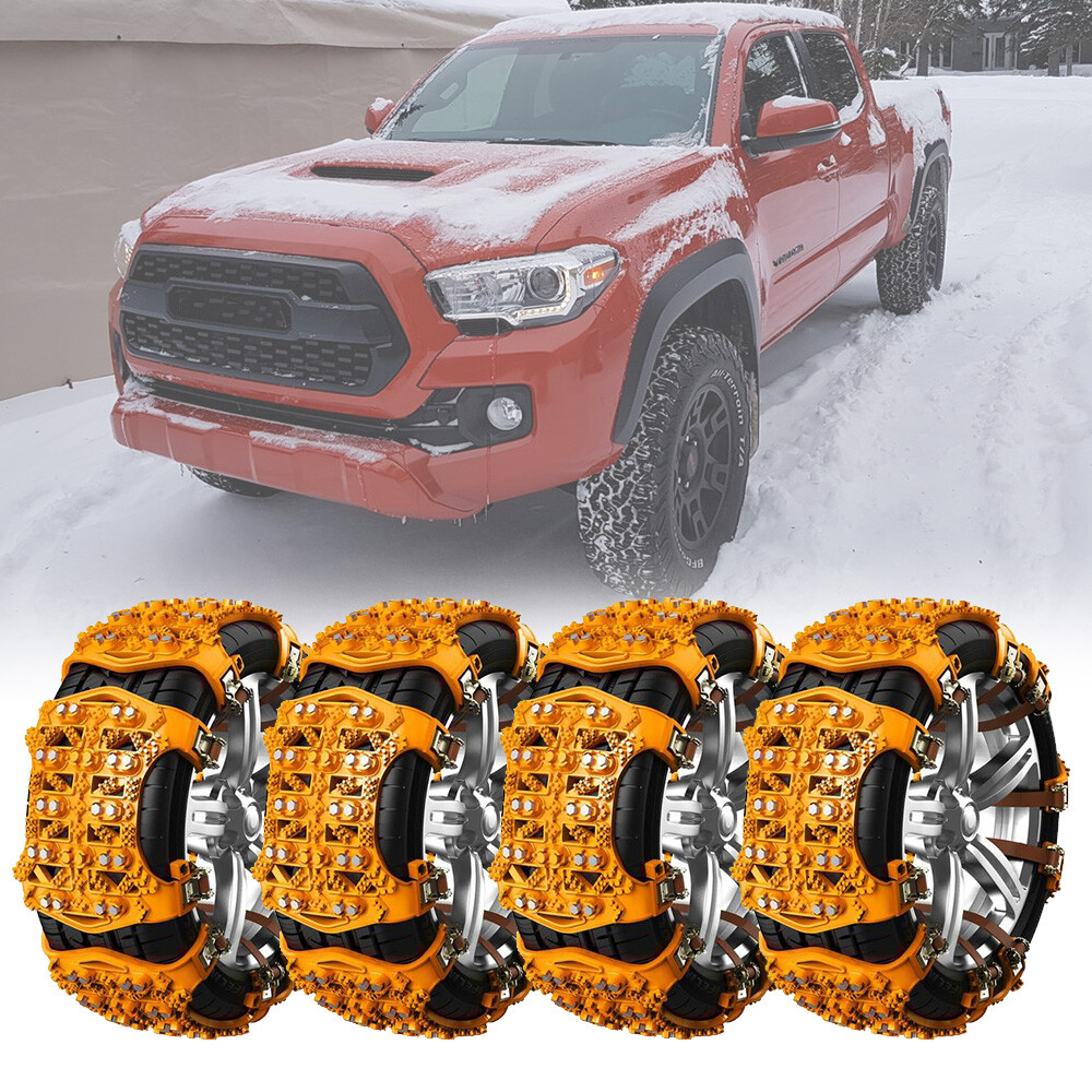 Car Truck Tire Snow Emergency Anti-skid Chains For Toyota Tacoma TRD Sport Crew