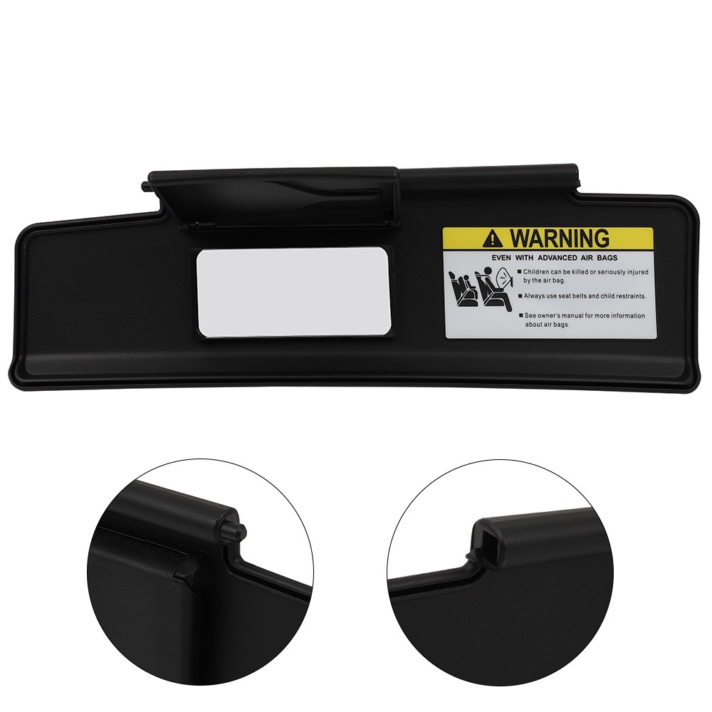 For 2006-2015 Mazda MX-5 Miata Black Left Driver Side Sun Visor