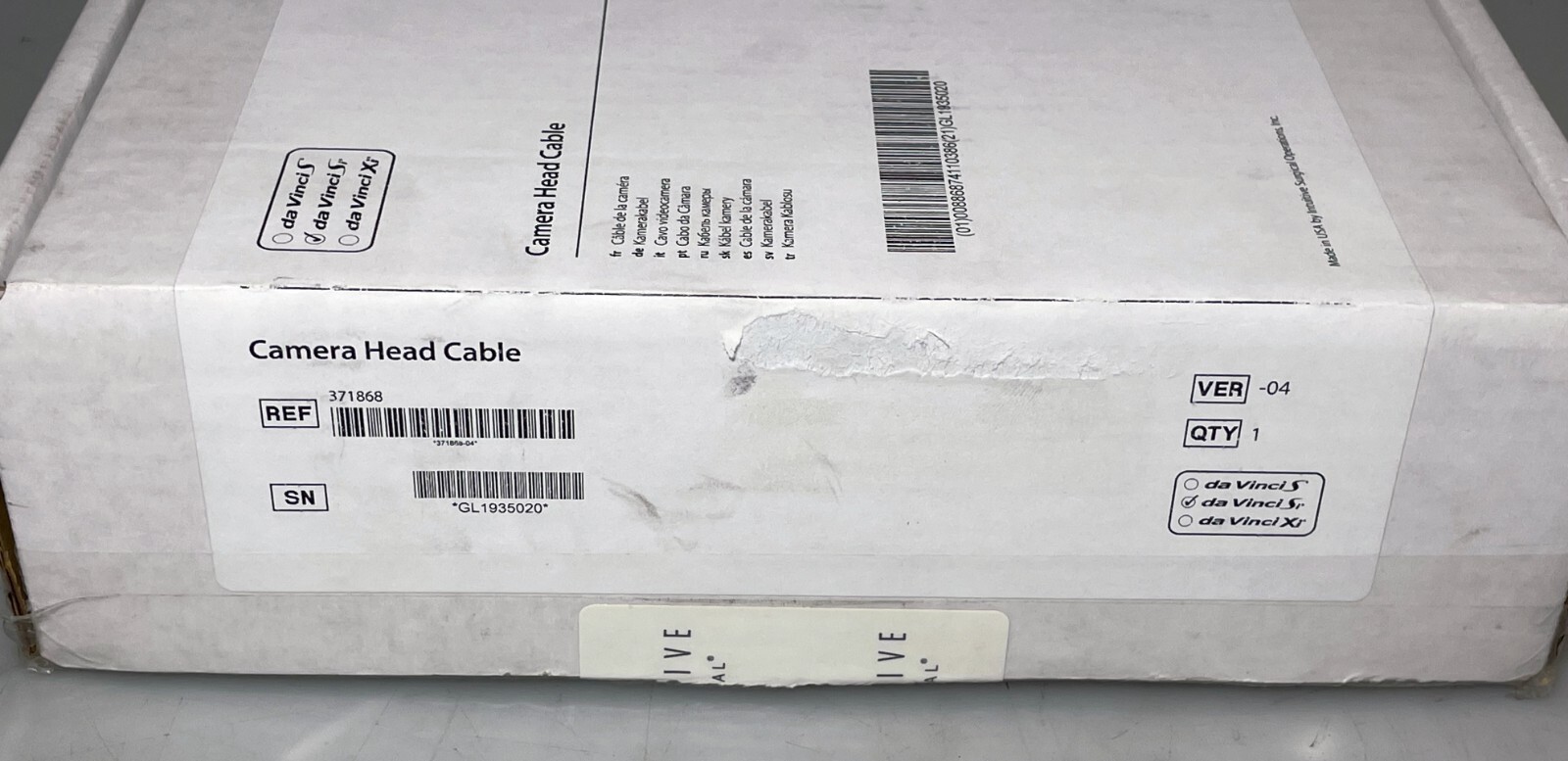 DaVinci REF 371868 Si HD Camera Head Video Cable
