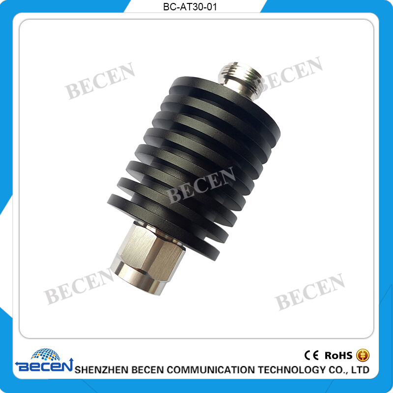 rf Attenuator 30W N 15dB Attenuator Plug male to Jack female 30 Watt DC-3Ghz