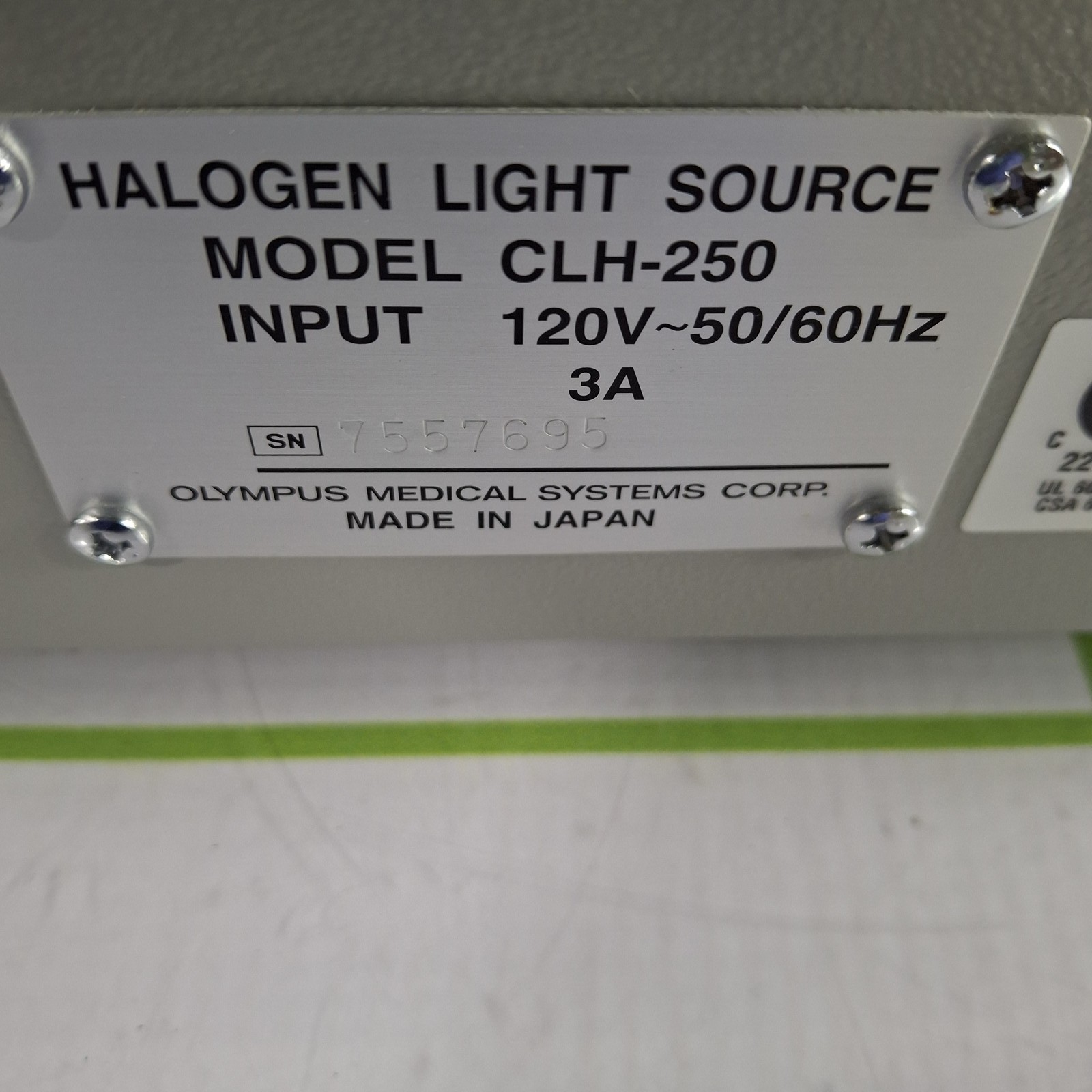 Olympus CLH-250 Light Source
