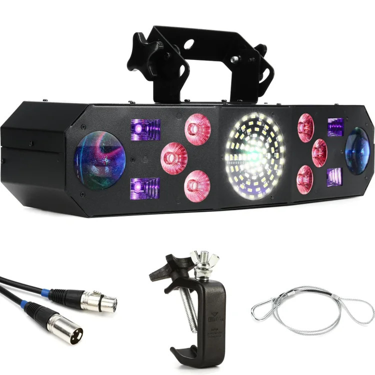 Eliminator Furious Five RG 5-in-1 Lighting Effect Fixture Essentials Bundle