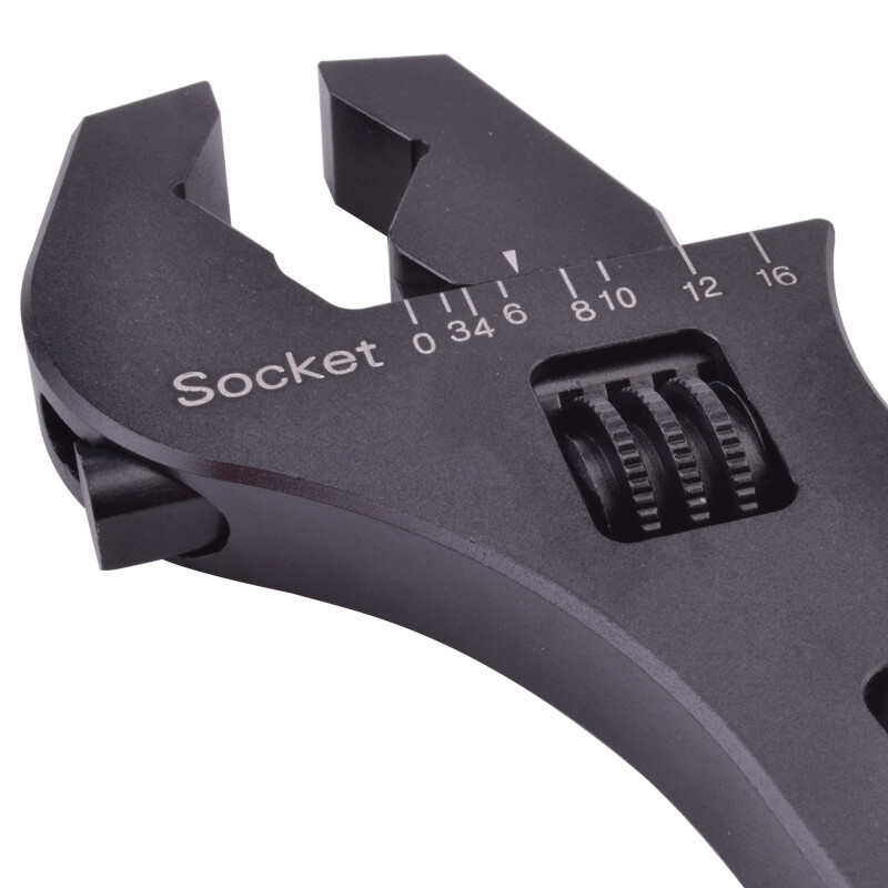 BDFHYK 2PCS Adjustable Wrench Aluminum Tool Spanner 3AN-16AN for Hose Fitting