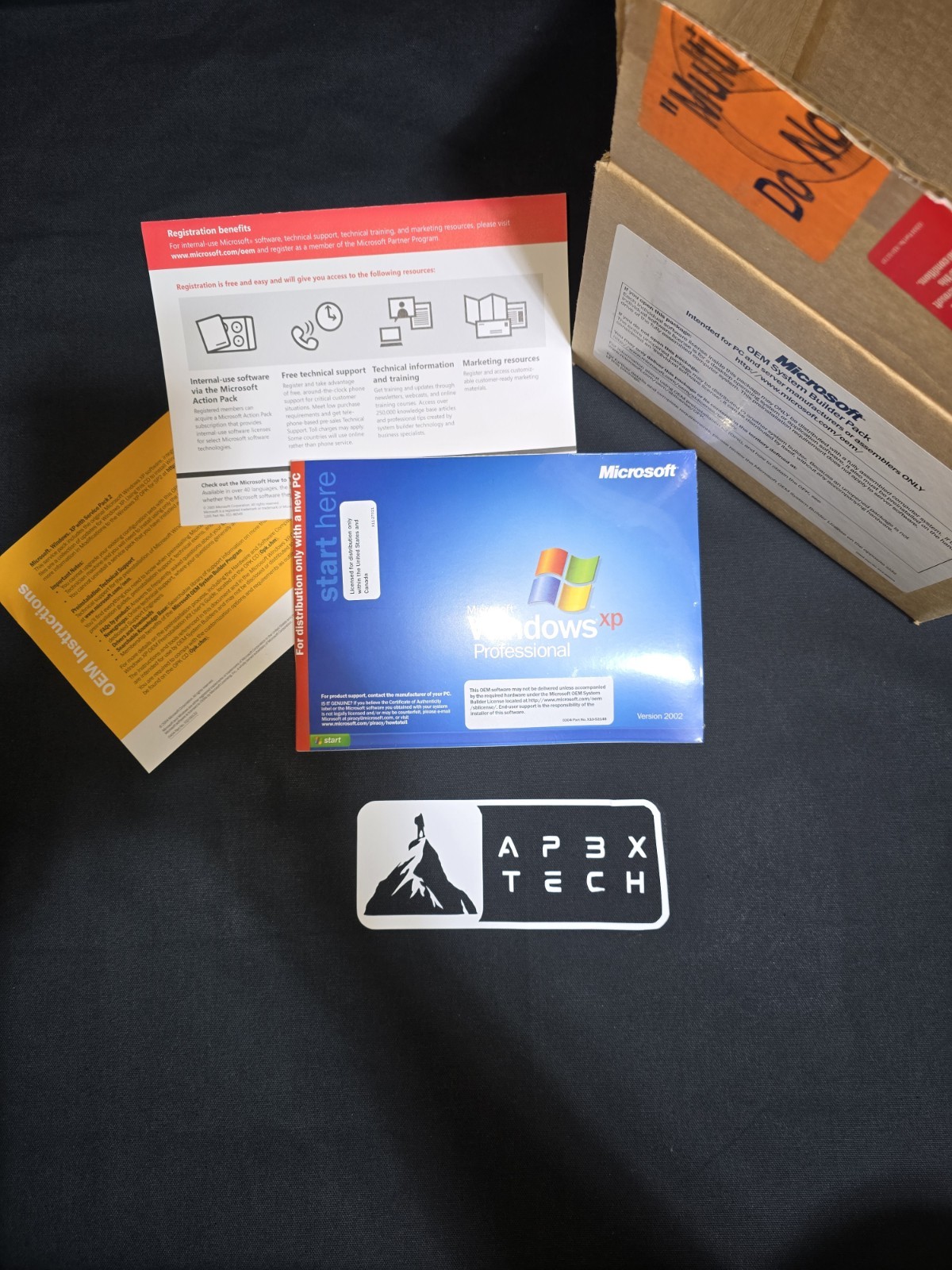 MICROSOFT WINDOWS XP PROFESSIONAL w/SP2 - 100% NEW, OEM ISSUED & SEALED