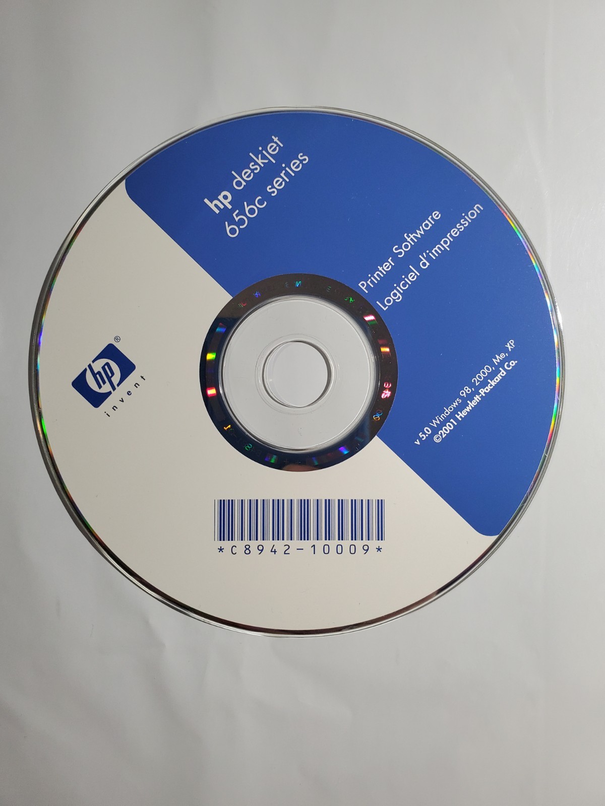 Hp Deskjet 656c Series Printer Software Vintage 2001 V 5.0 Used See Pictures