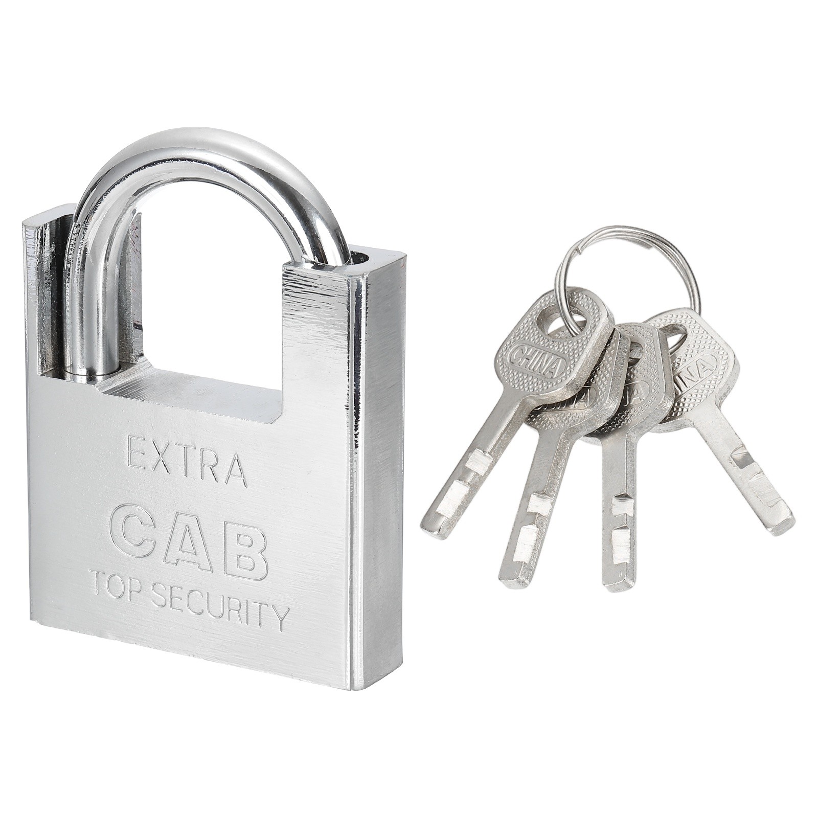 2.7" High Security Padlock Steel Wrapped Beam Locks with 4 Keys