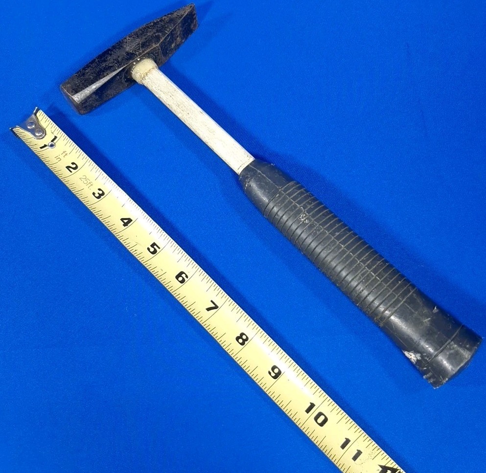 Vintage NUPLA Logo Small Cross Peen Hammer NUPLA Handle Overall Weight 15 oz