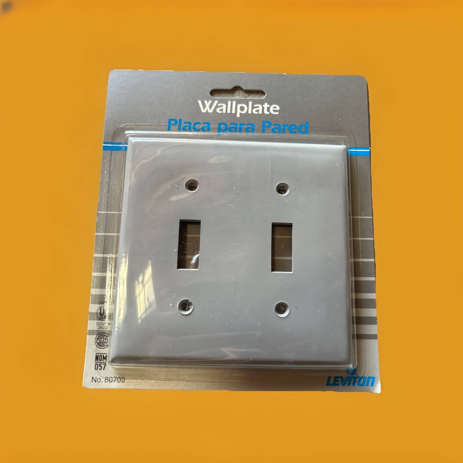 🔥(AN) ***QTY 50*** Leviton 80709-GY 2-Gang Toggle Switch ***FREE SHIPPING***