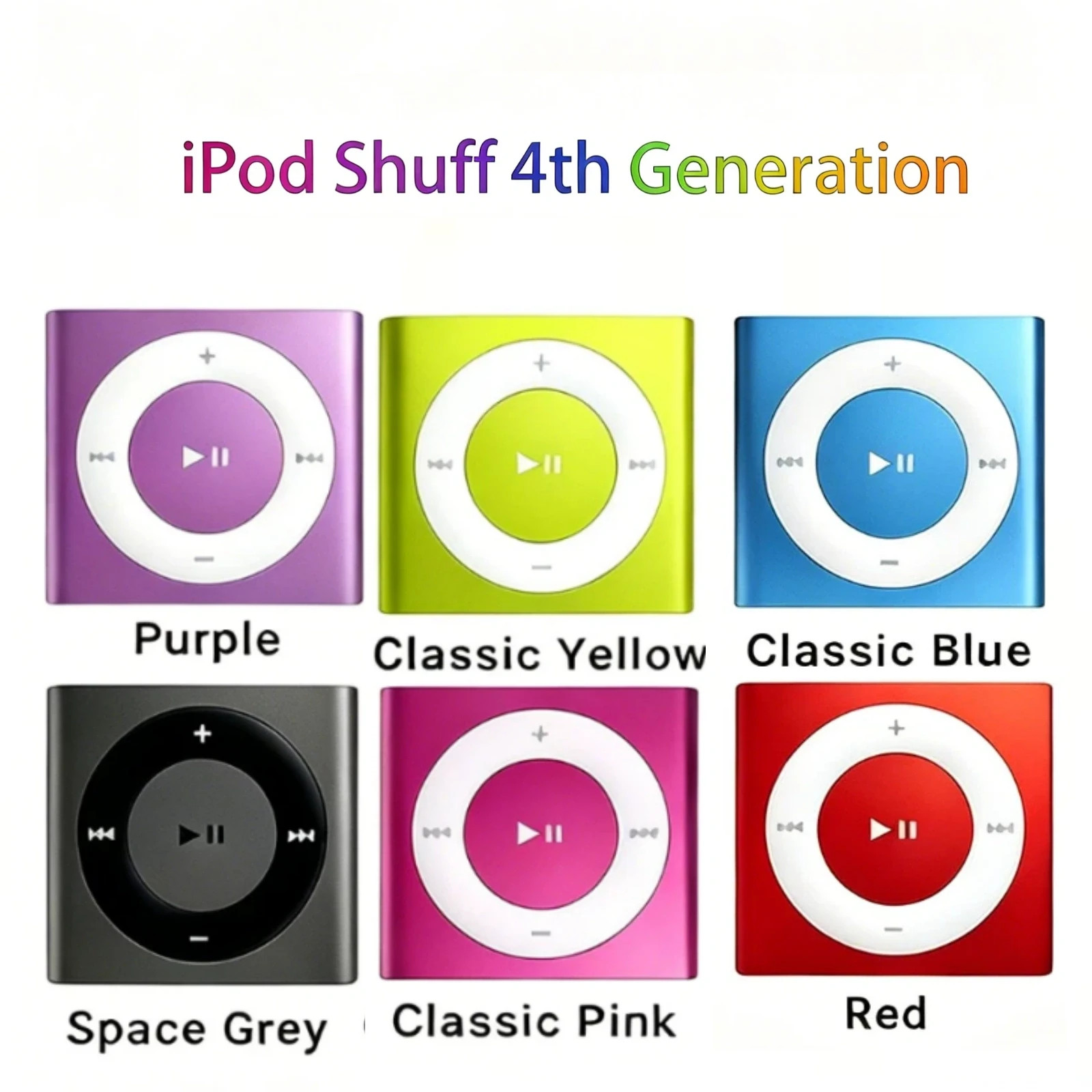 New Apple iPod shuffle 4th Generation  2GB (Latest Model)  Sealed All Colors.