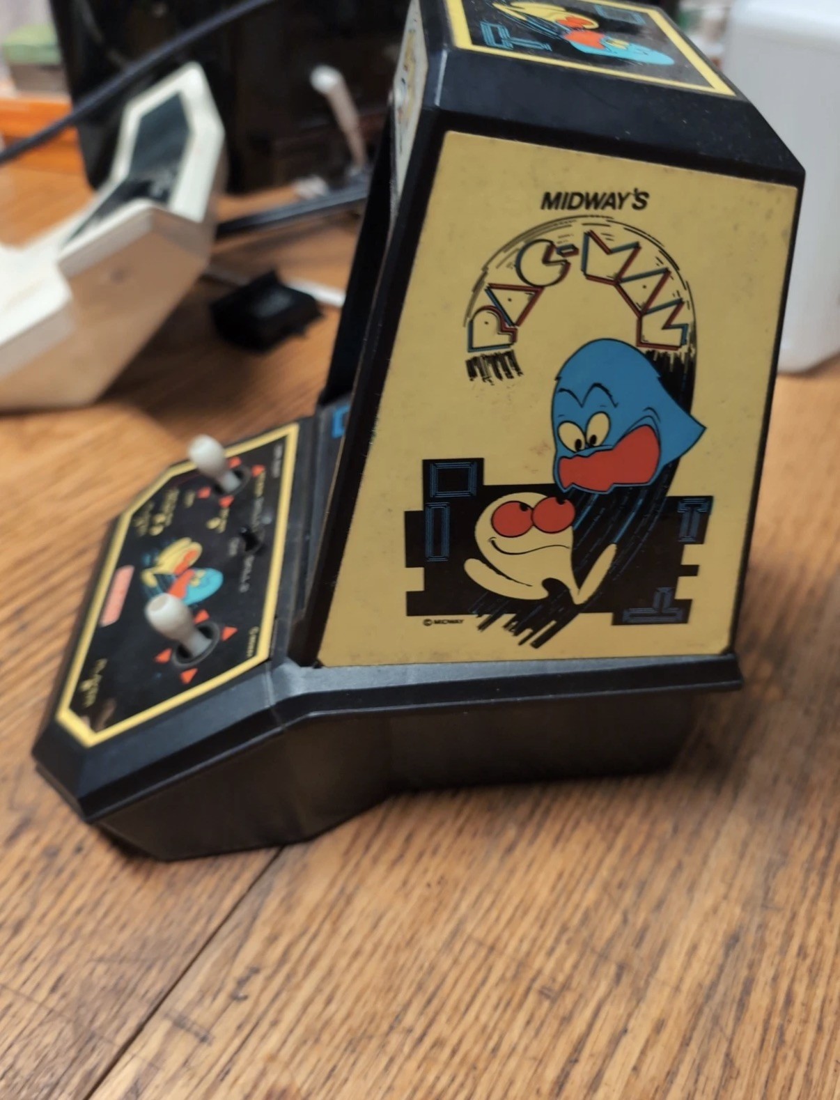 1981 Coleco Vintage Pac-Man Midway Mini Arcade Tabletop Video Game Working