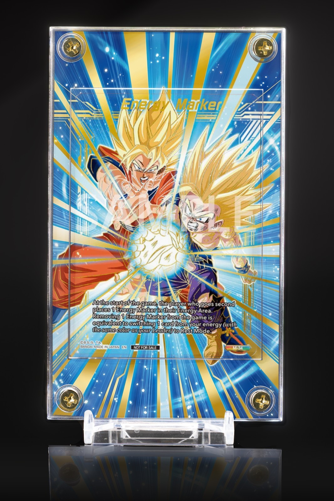 Energy Marker M-34 Dragon Ball Extended Art Display Case (CARD NOT INCLUDED)