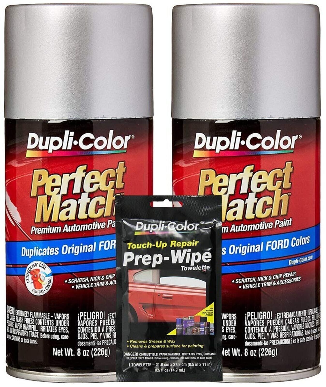 Dupli-Color Silver Birch Exact-Match Automotive Paint Compatible with Ford Ve...