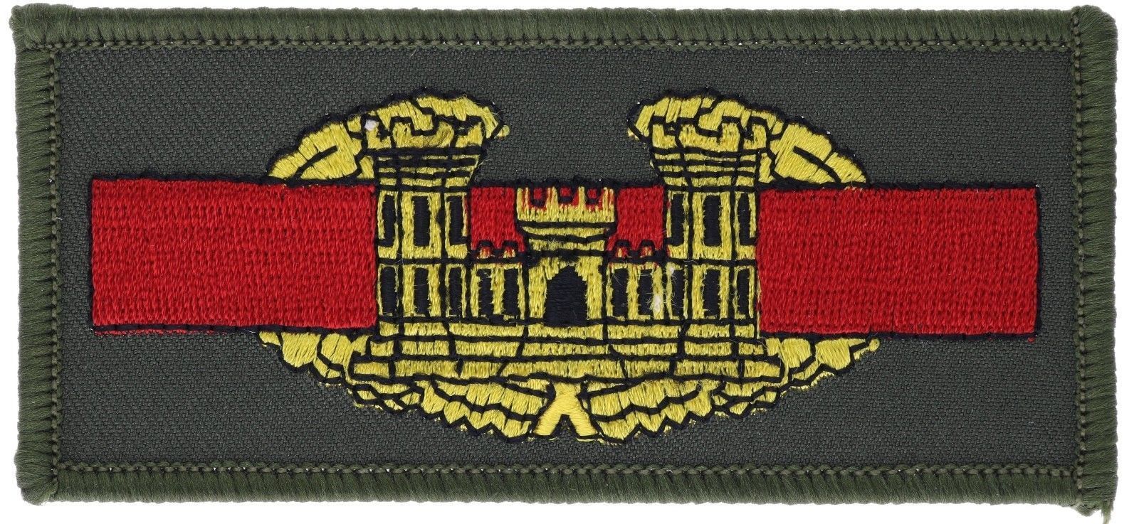 Army Combat Engineer Iron on Hat Shoulder Patch HONFL1821 F3D24E