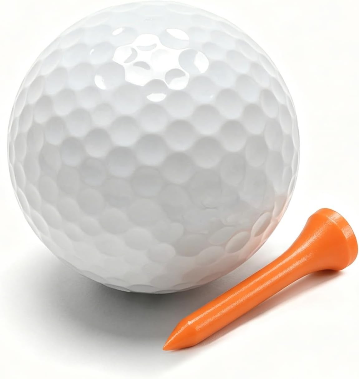 High-Quality Wooden Golf Tees - 100 Count, Various Sizes and Colors Available