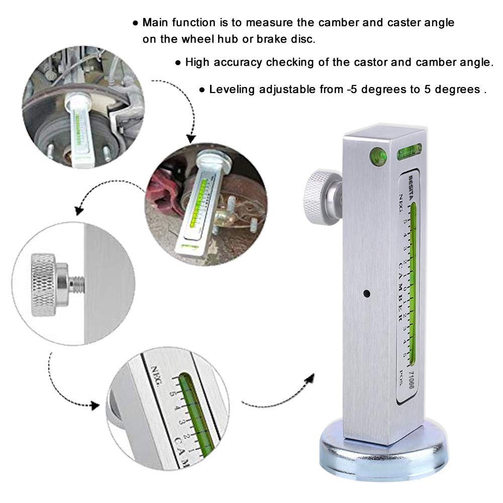 Adjustable Magnetic Gauge Tool Camber Alignment Tool Strut Wheel Alignment Tool