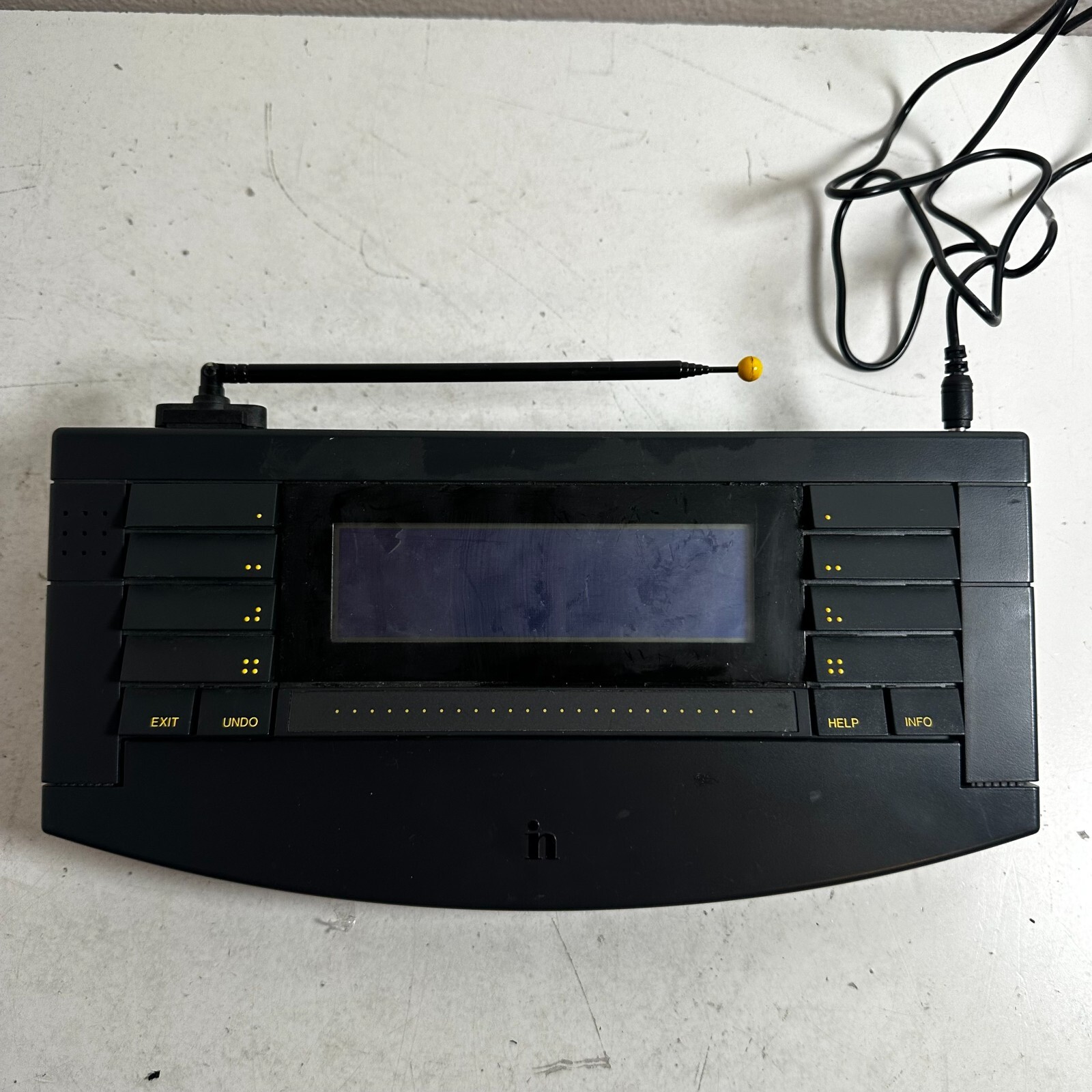 Vintage Sega Interactive Network C-0300 Black Gaming Control Unit - For Parts