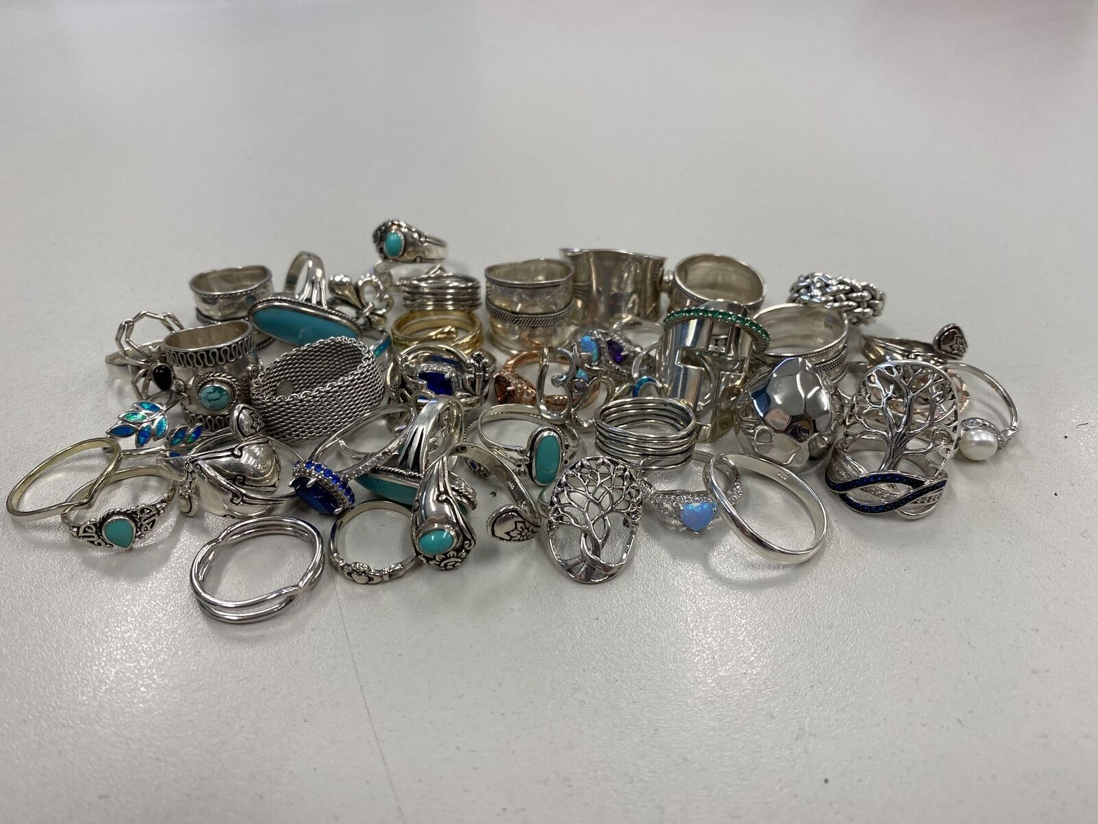 Solid New Sterling Silver Ring Size 4 Liquidation Resale Closeout Retired Sale