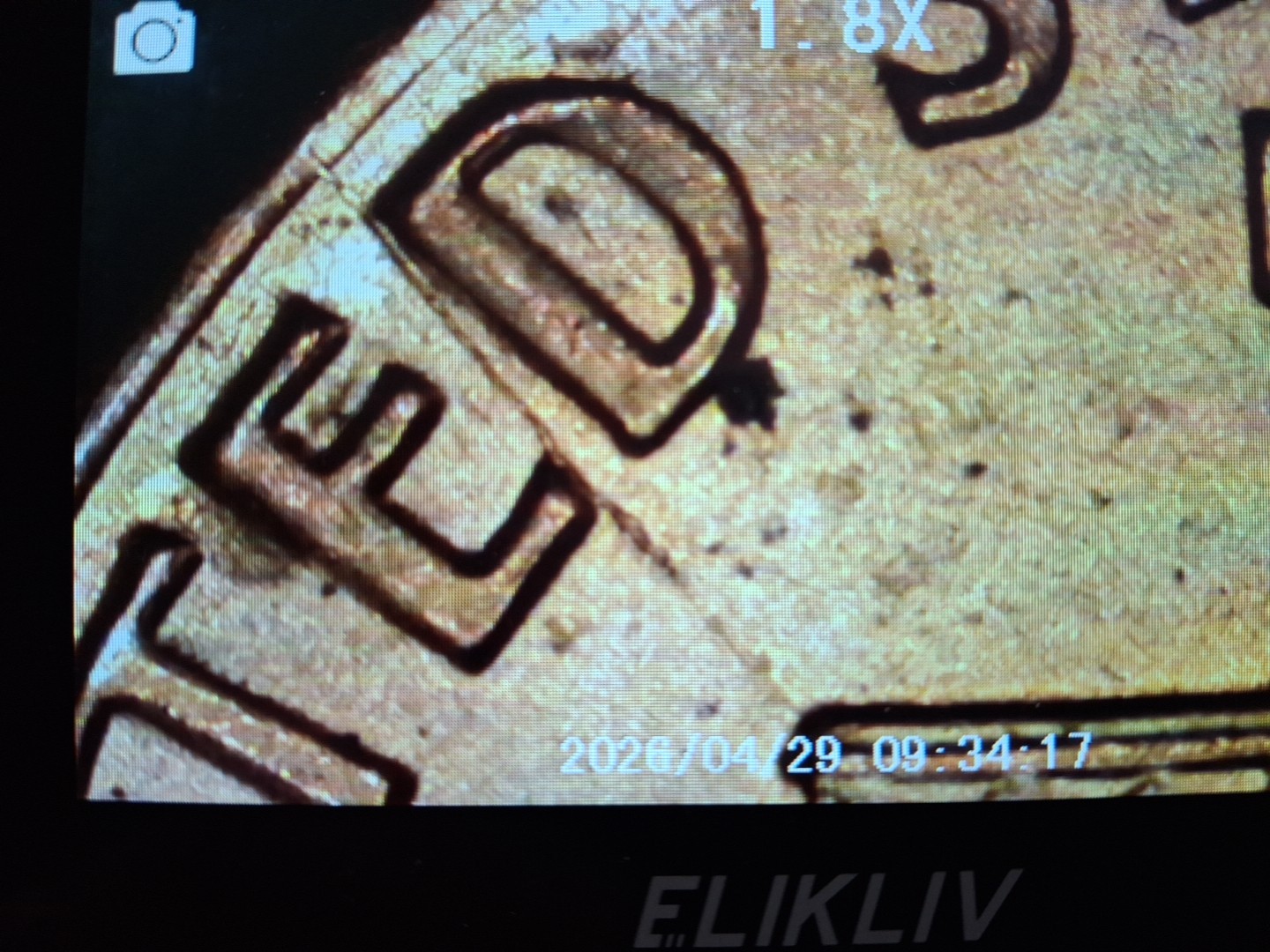 1989 P Lincoln Penny with Reverse Die Crack Error & ERROR Above The T In States