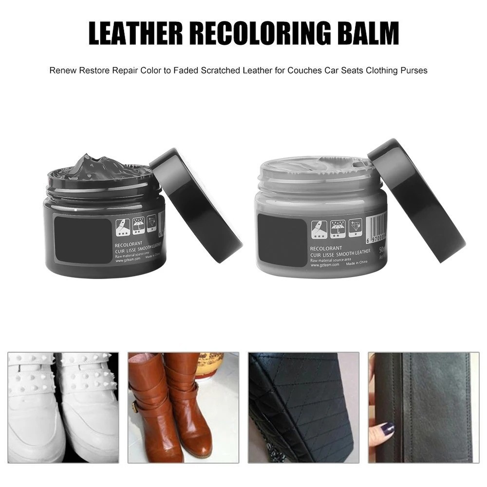Leather Repair Cream Gel Kit Filler Restore Car Seat Sofa Scratch Holes Advanced