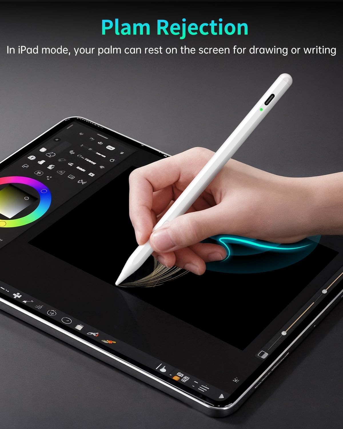 Universal Stylus Pen for Apple iPad & Android & iPhone,Fast Charge Active Stylus