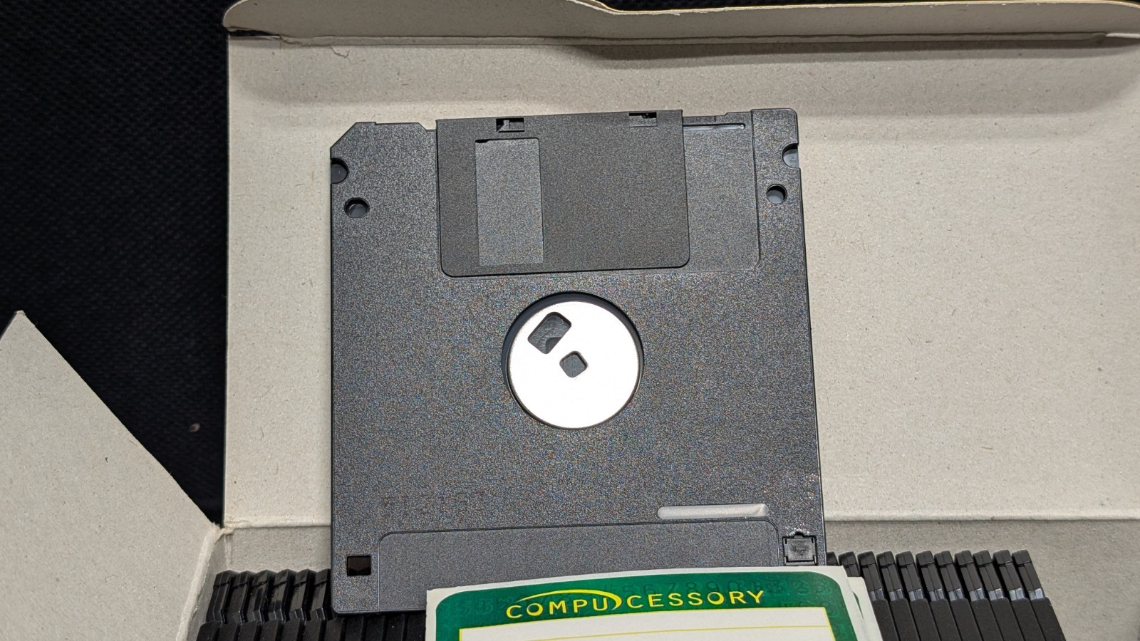 Compucessory 3.5 Diskettes IBM formatted 43 Count With Labels