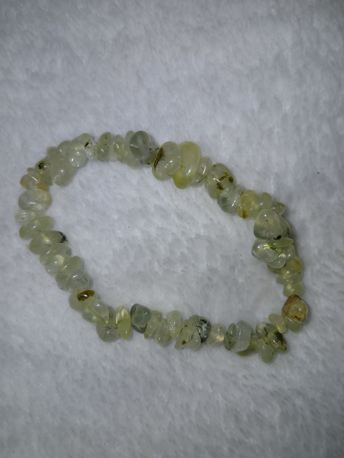 Prehnite Chip Bracelet