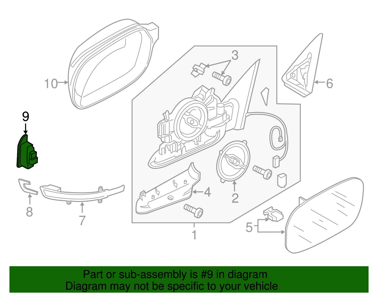 Genuine Audi Display Unit 8K1-949-146-A