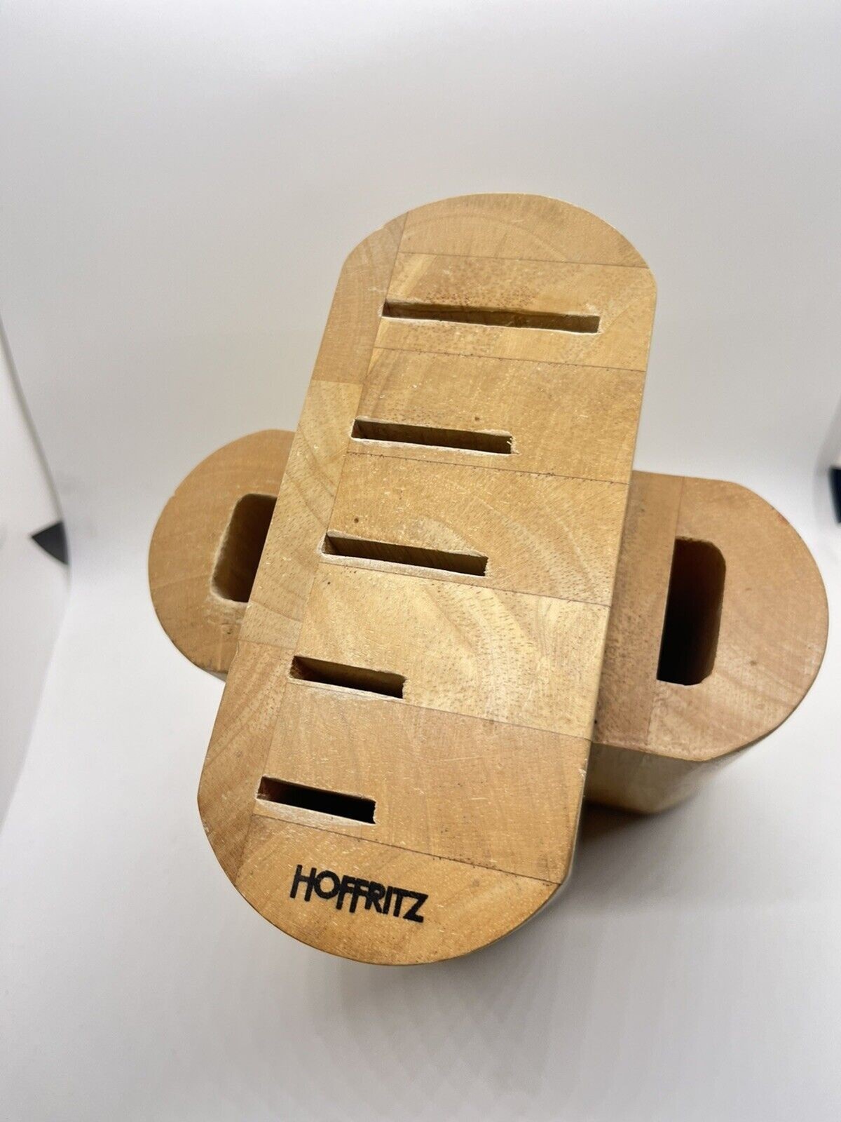 HOFFRITZ KNIFE WOOD BLOCK, Knive Organizer