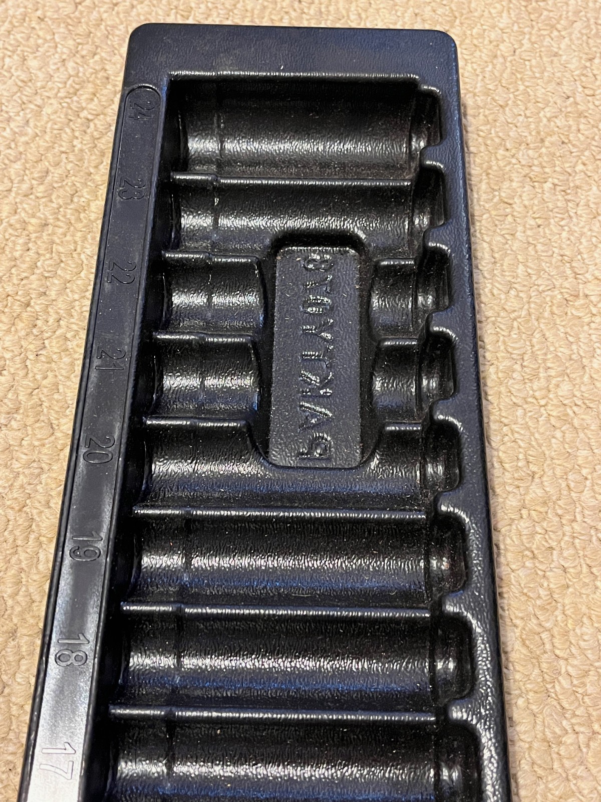 Snap On PAKTY078 Tool Storage Tray from from Snap On 1/2" Socket Set 313TSMYA