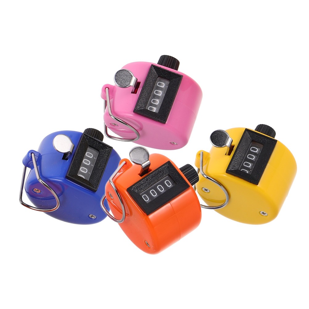 4 Pcs Handheld Counter Score Keeper Digital Counting for School