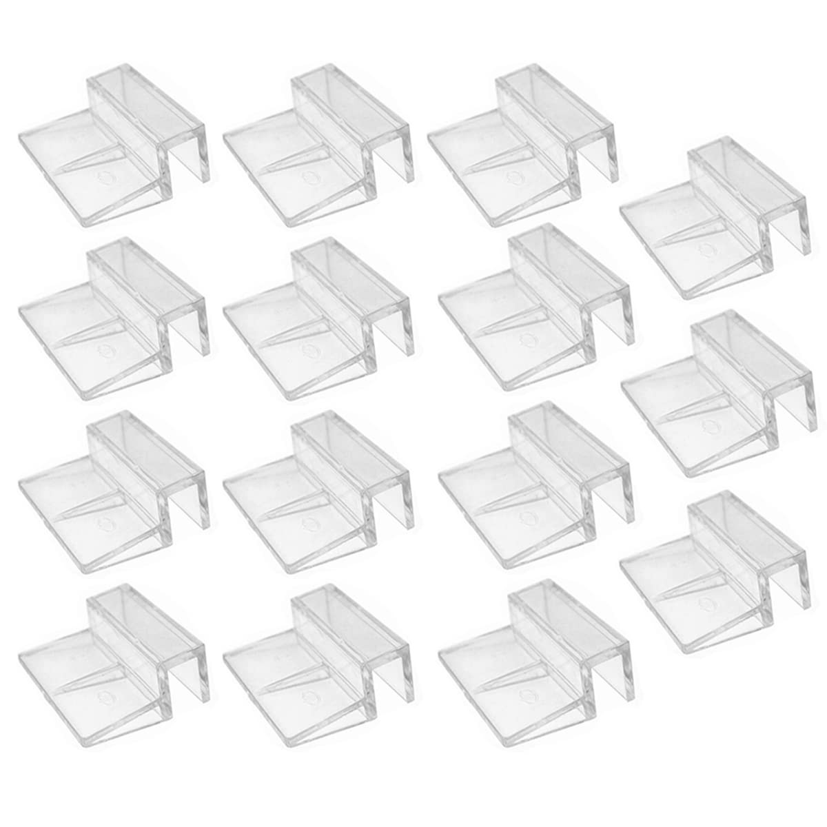 Aquarium Lid Clips 10mm Thick Rimless Tank 10mm, Clear