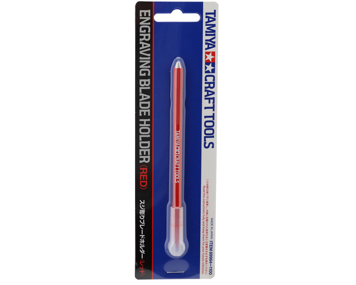 Tamiya Engraving Blade Holder (Red) [TAM89984]