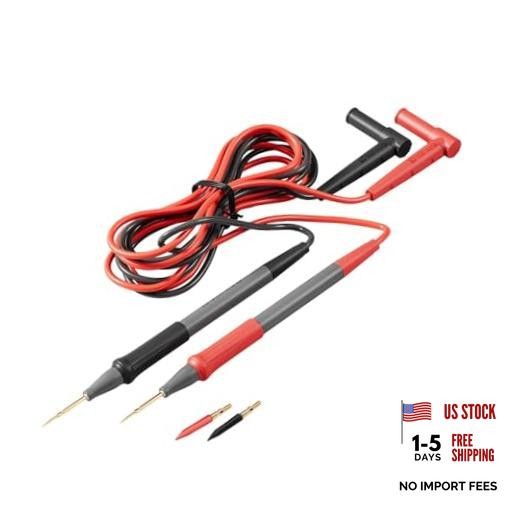 16AWG Multimeter Insulated Test Set, with Very Fine 0.28mm Ultra-Sharp Gold