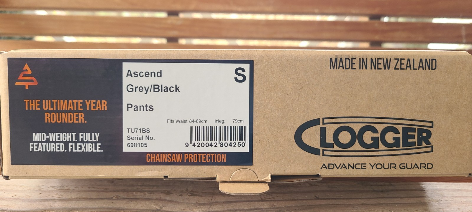 Clogger Ascend Gen 2 Chainsaw Pants Men's Small Brand New