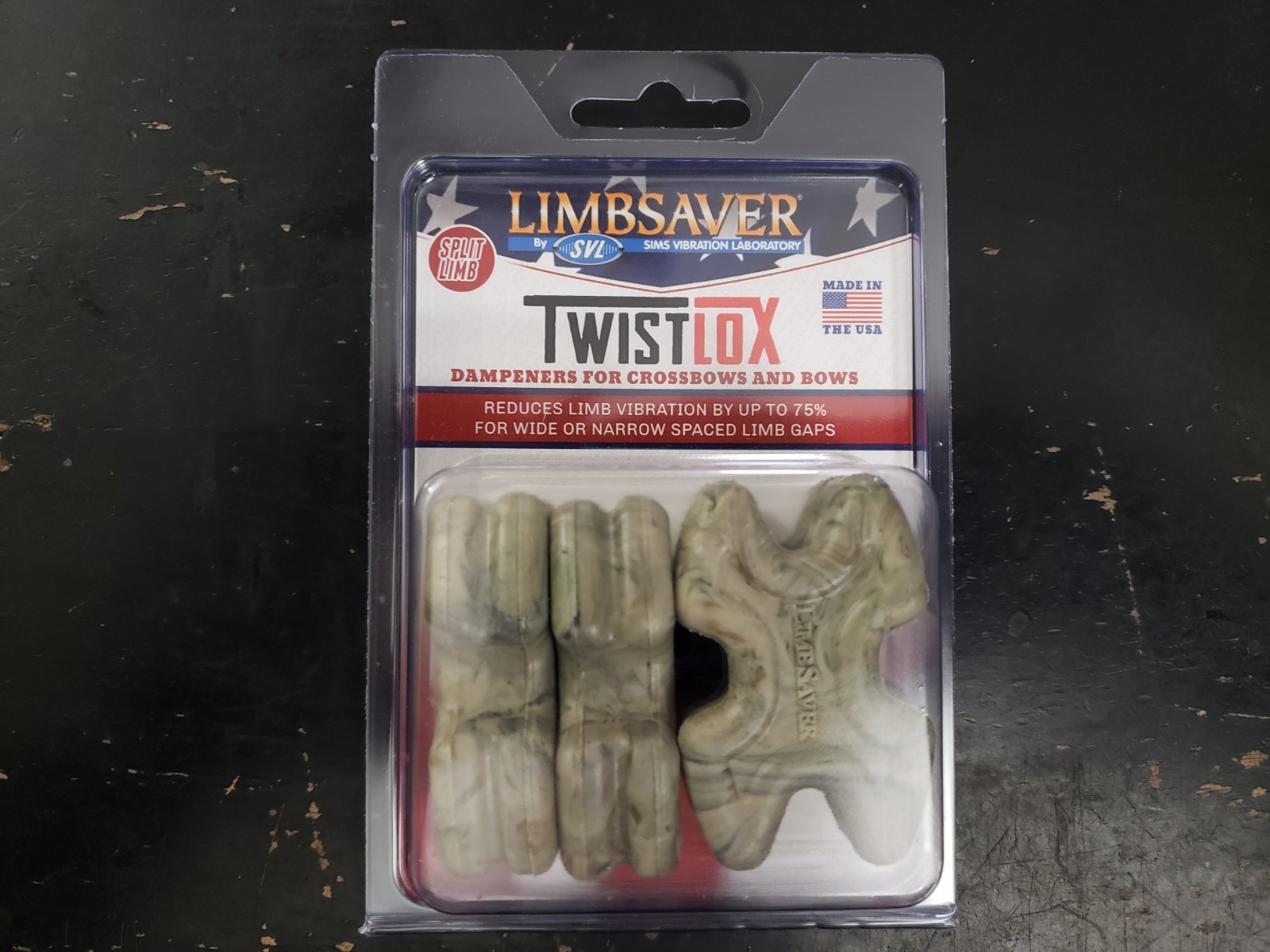 LimbSaver TwistLox Limb Dampeners for Crossbow Compound Bow Beige Green