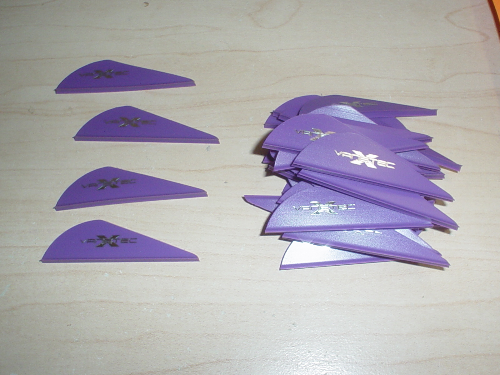 @NEW@ 100 VaneTec 2" HP Archery Arrow Vanes! Purple  arrows fletching