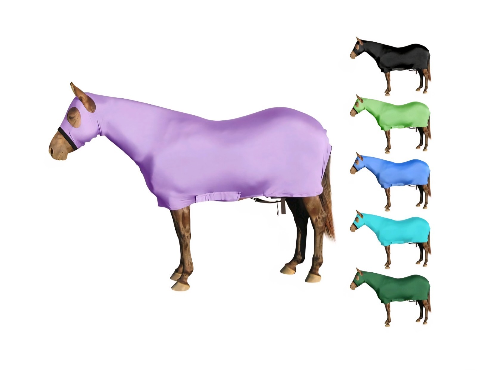 Derby Originals Lycra Full Body Horse Sheets with Neck Cover