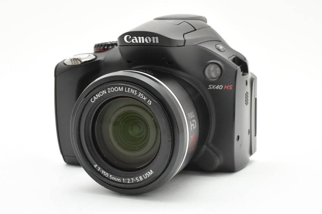 CANON PowerShot SX40 HS Digital Camera Black Tested