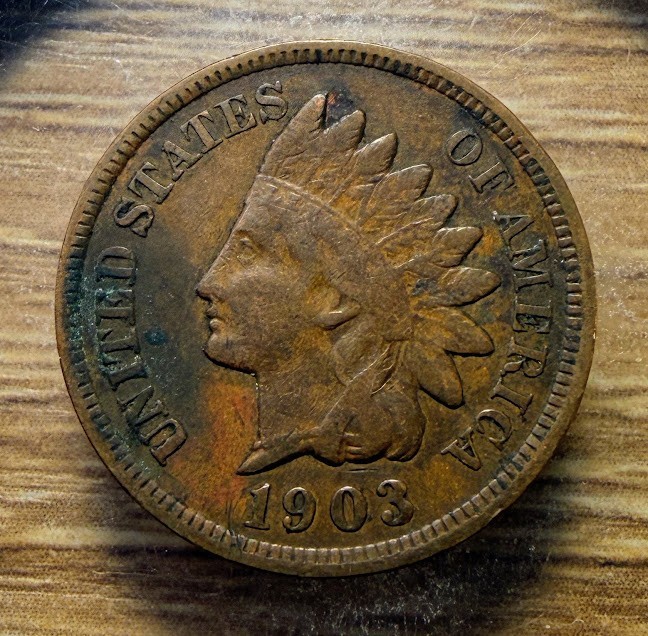 1903 Indian Head Cent - Actual Coin Shown - Free Shipping & Tracking INV#100